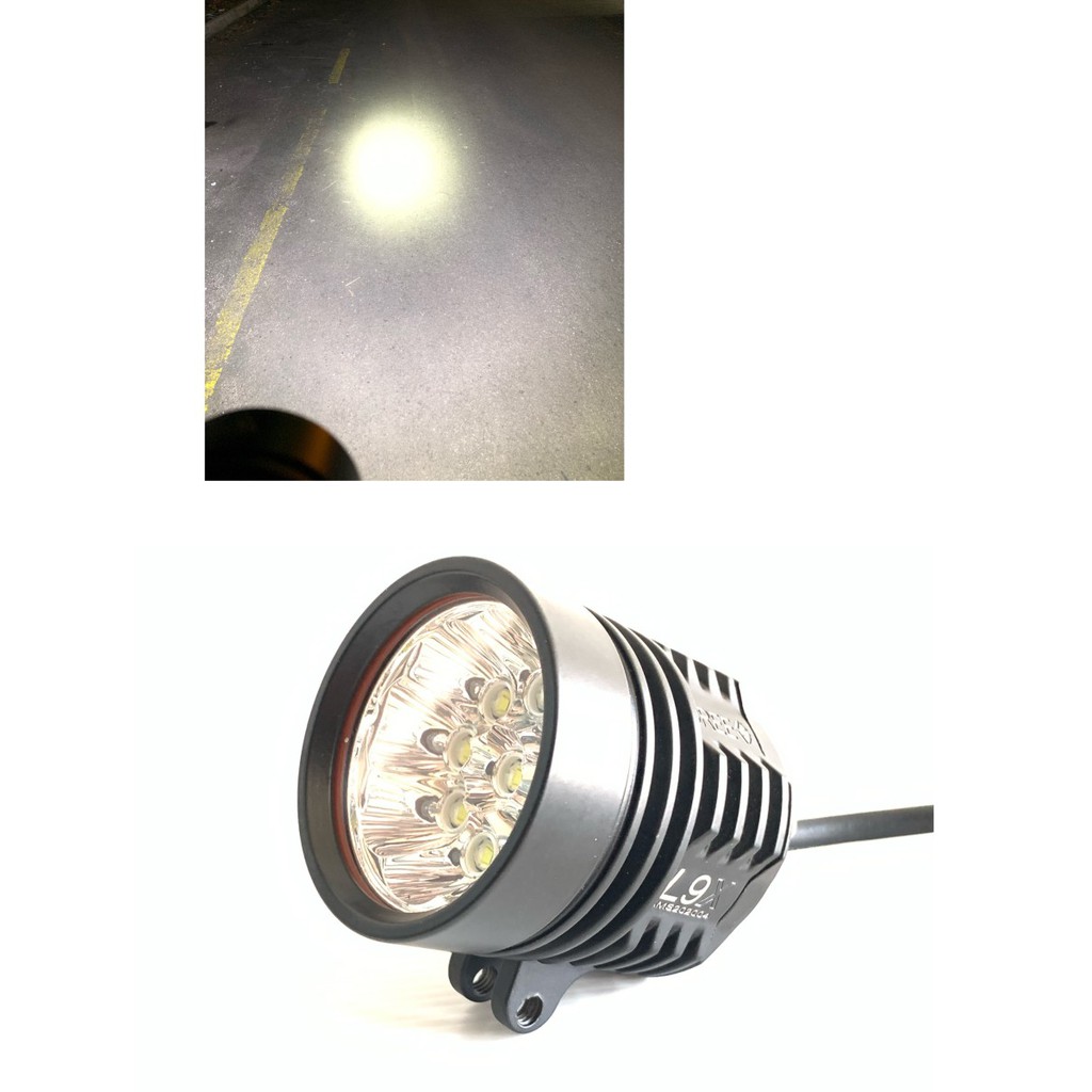 Lampu Tembak Sorot LED L9X Cree 9 Mata Waterproof