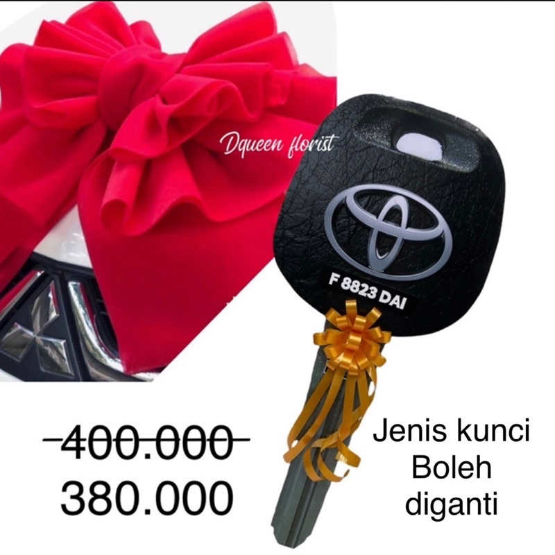 Paket Pita Mobil dan Kunci Simbolis Premium