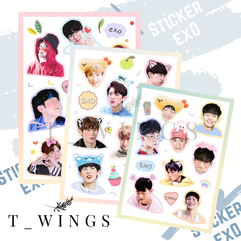 

[ MEDAN ] STICKER KP*P EX0 / STICKER DIY / STIKER KOLEKSI