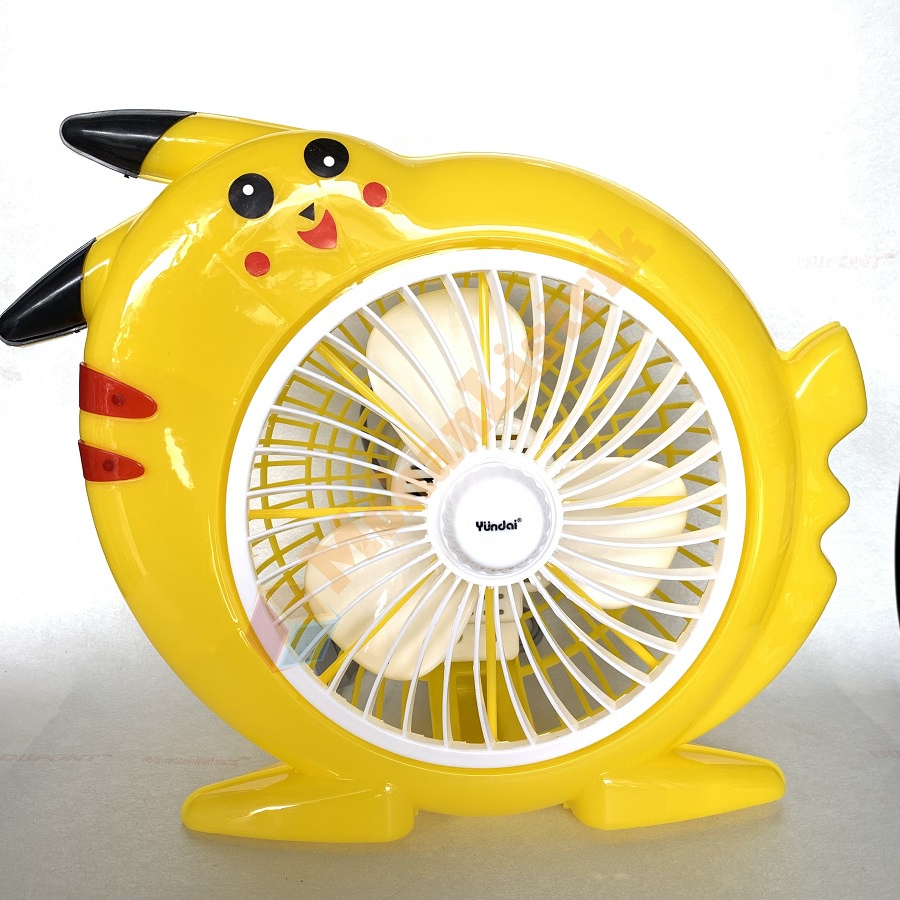 Kipas Angin Karakter Kartun Pikachu Pikacu 10&quot; 10inch Box Fan Karakter Lucu