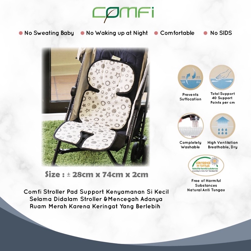 Comfi Stroller Pad Alas Stroller Bouncher Seat Pad