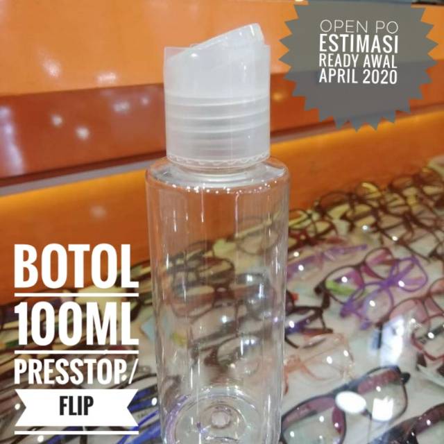 [READY]] Botol 60ml/ 100ml / 250ml  Presstop