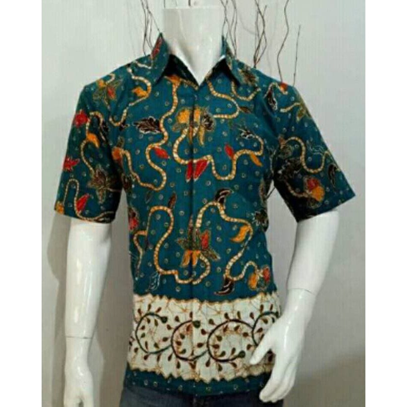 Batik Couple Sarimbit modern Askana Etnic 5 Warna Merah Tosca Pink Biru Kuning M BATIK MODERN I8R4