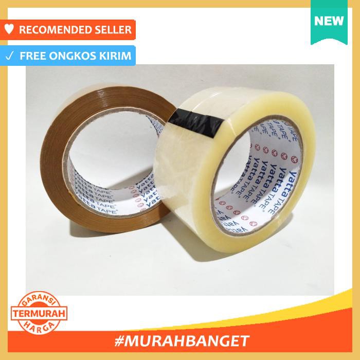 

Lakban Yatta 2Inch 48Mm 90Yard Per Duss Bening Dan Coklat Spek Daimaru