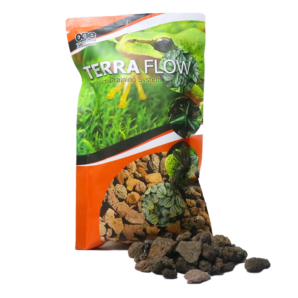 Terra Flow Media Tanam Terrarium Paludarium Vivarium Substrat 1 Liter