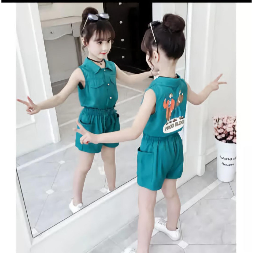 QUEEN FASHION - SETELAN ANAK BILQIS SABLON/KOREA/UMUR  3-6 TH / SETELAN TERBARU / TOSCA/TERLARIS/IMPOR