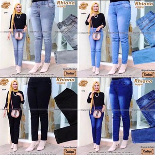 (27-38) RHIANA JEGGING JEANS BY CANTIQUE | LEGGING JEANS POLOS Rp60.999
