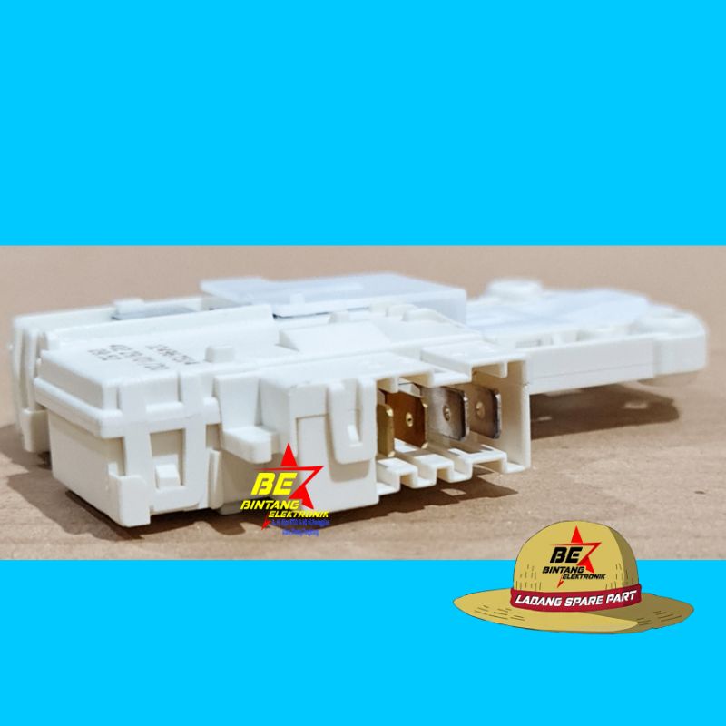 Door Lock Switch Pintu Mesin Cuci Electrolux Front Loading Doorlock Elektrolux EWF1073 DL S1 Original