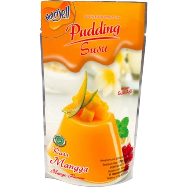 

Nutrijell Pudding Susu Rasa Mangga 170gr Agar Nutrijel Puding Bubuk dengan Susu