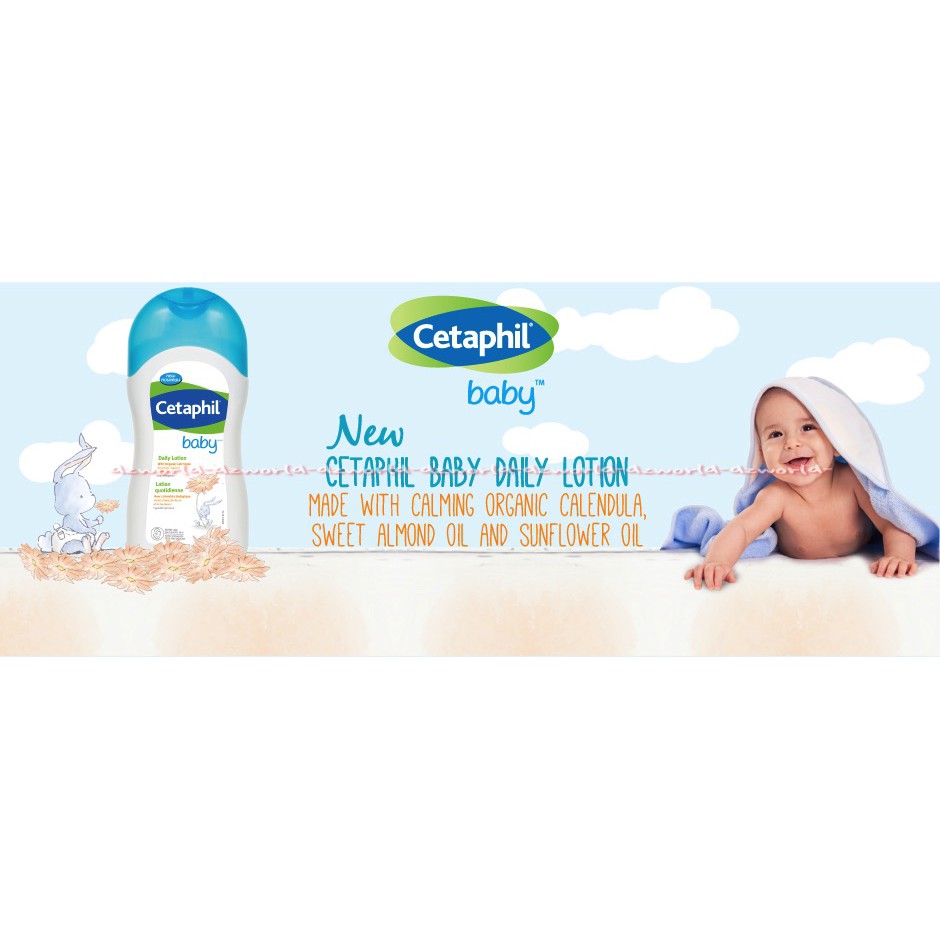 Cetaphil Baby Daily Lotion Mampu Menjaga Kelembapan Kulit Bayi agar Tidak Kering 400mL