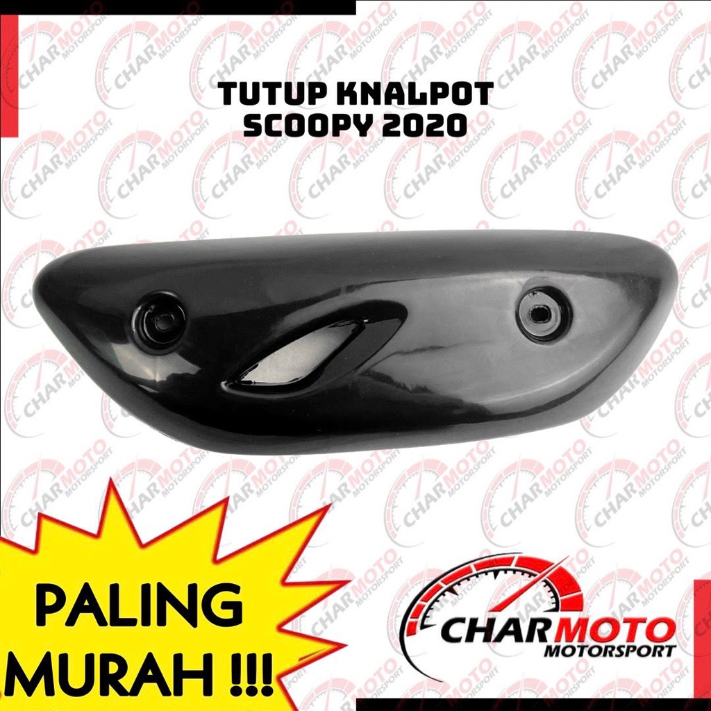 Cover Tutup Knalpot Premium Scoopy Variasi 2020 &amp; FI 2017 PNP - Charmoto