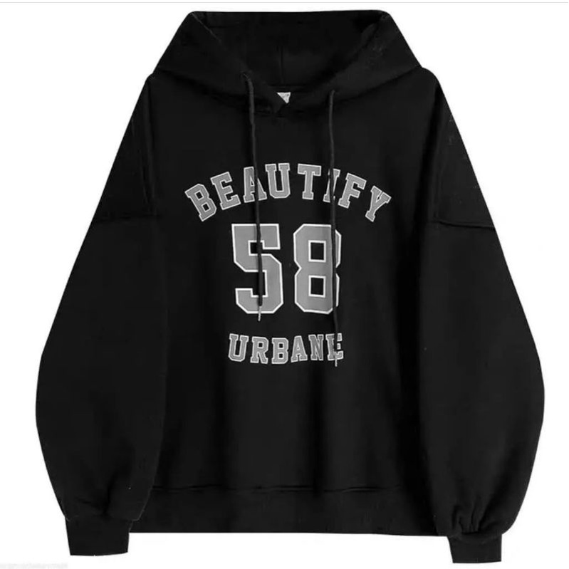 Beautify Urbane Hoodie Sweater Oversize | Sweater Size M.L.XL Sweatshirt | Ootd Pakaian Wanita