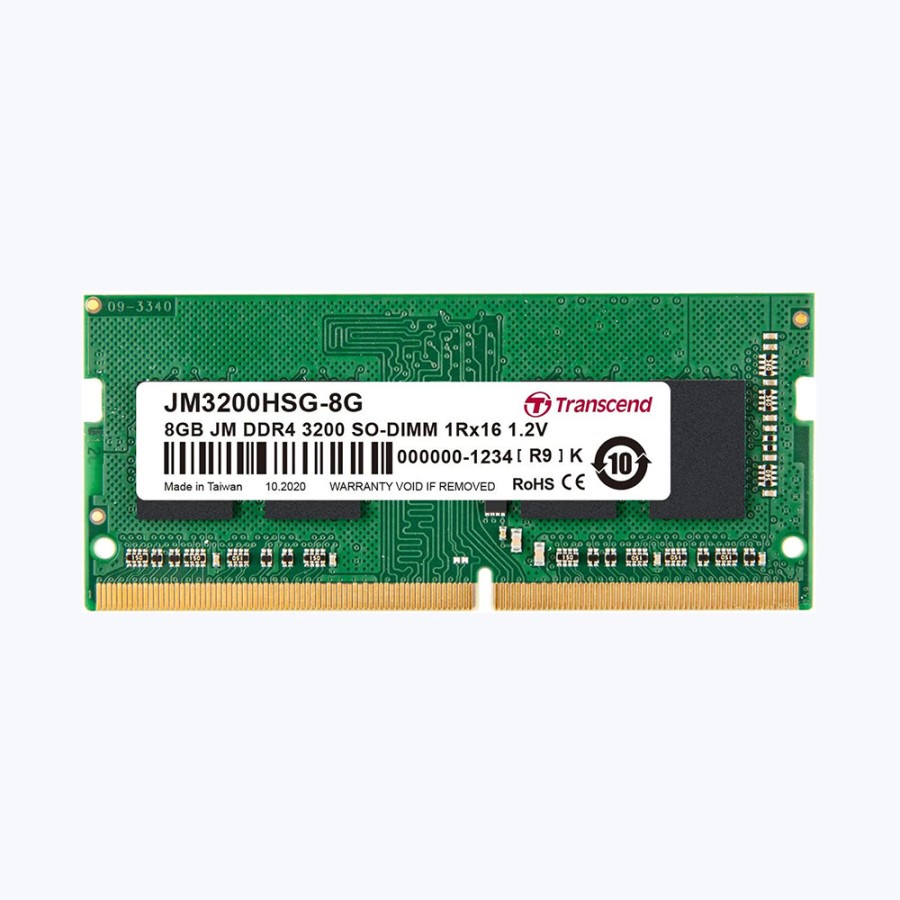 Transcend JetRam SO-DIMM DDR4 3200 8GB for Laptop / Notebook