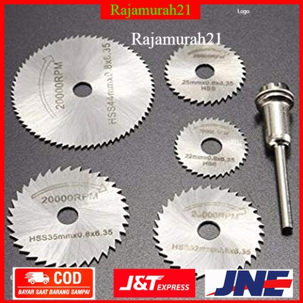 Taffware Mata Bor Mini Gerinda Kayu HSS Saw Blade 22/25/32/35/44mm 5 PCS - QUOT06XX