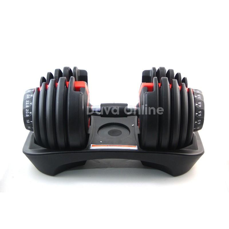 DUMBBELL SET 24 KG F201+BESI PEGANGAN PLUS KUNCI/BARBELL SET VARIAN BEBAN 1-24 KG SATU SET ALAT - TEKNO KITA