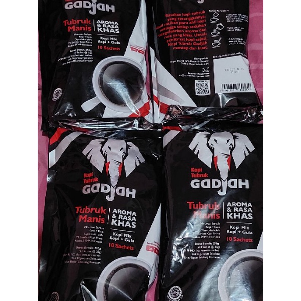 

Kopi Tubruk Gadjah 10 sachet