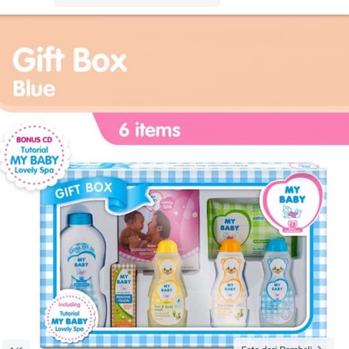 My Baby Gift Box Biru &amp; Pink (Khusus Gojek Surabaya) / Toko Makmur Online