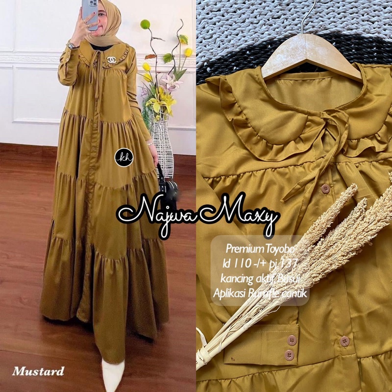 NAJWA MAXY DRESS NEW BY KHASMA