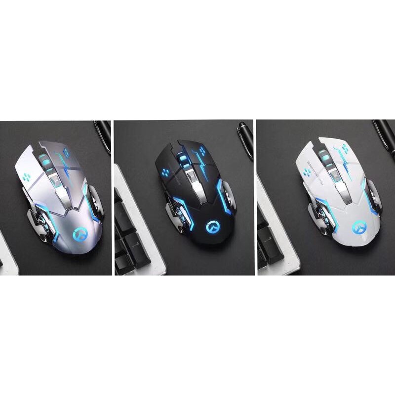 MOUSE LED ROBOT WIRELESS BLUETOOTH X8