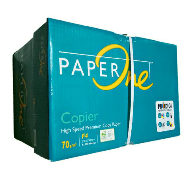 

Kertas HVS PaperOne F4 75 gsm (1 box = 5 rim)