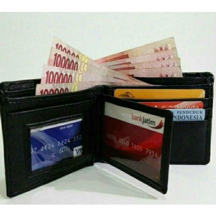 DOMPET CROCODILE DAN LEVI'S PRIA TEBAL KUALITAS PREMIUM UNTUK COWOK BONUS BOX DOMPET | FADHILAH SHOP BJB