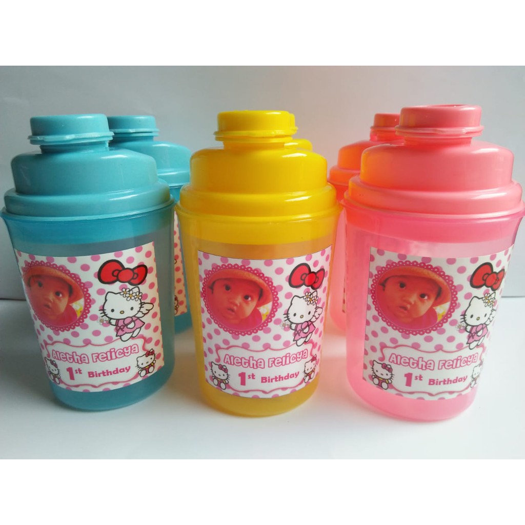 Mini tumbler custom souvenir ultah anak