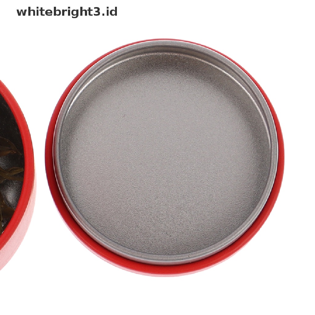 {whitebright3.id} Airtight Smell Proof Container Aluminum Herb Stash Jar Metal Sealed Can Tea Jar ,