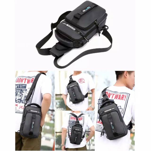 TW02-16 ORIGINAL HAOSHUAI Tas Selempang waistbag slingbag