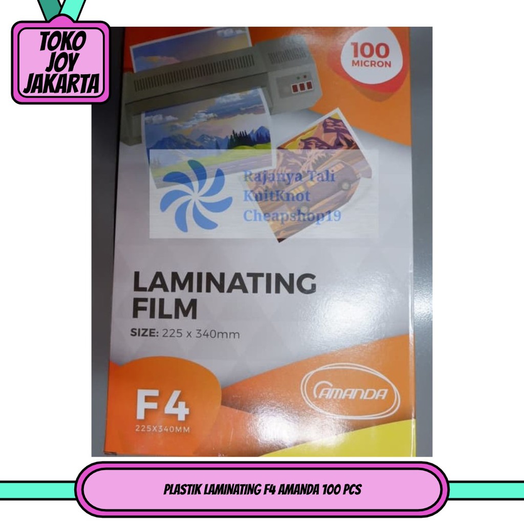 

PLASTIK LAMINATING F4 AMANDA 100 pcs