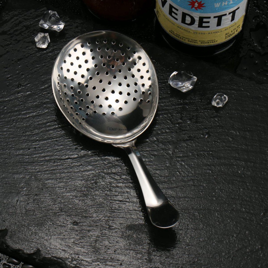 [Elegan] Julep Bar Strainer Sendok Saringan Barware Stainless Steel Rumah