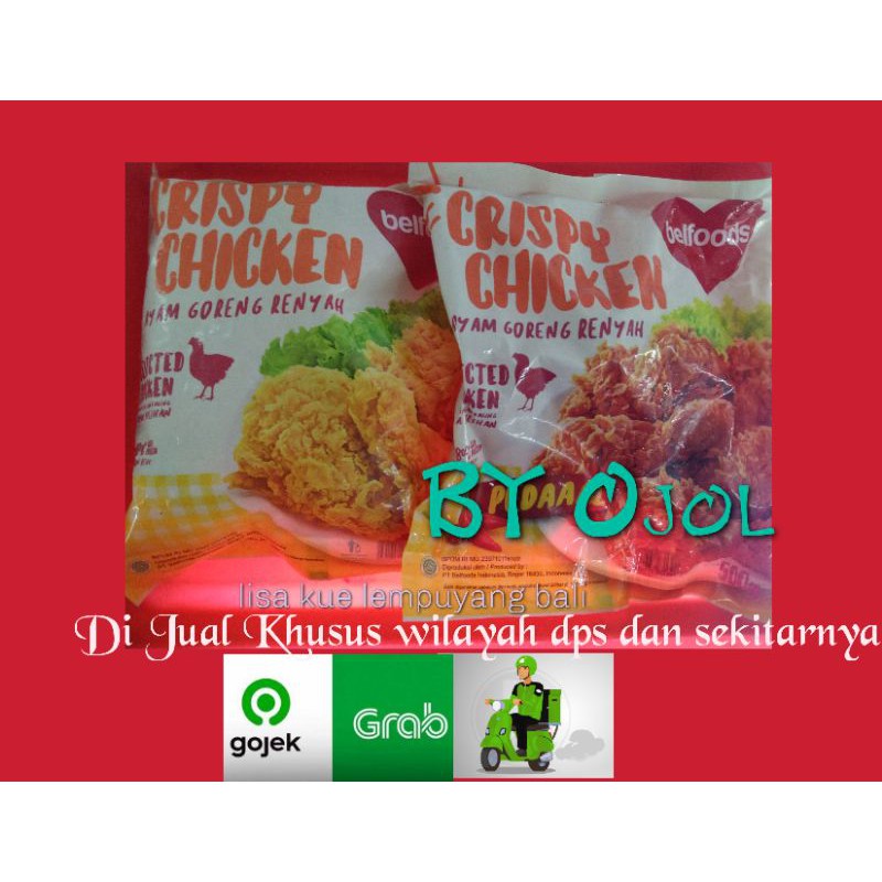 

Favorit Crispy Chicken Ayam Goreng Renyah Belfoods 500gr Ori/Pedas
