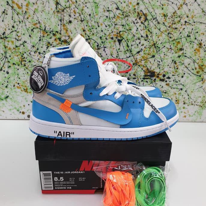 jordans off white blue