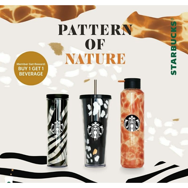 [PATTERN OF NATURE]BOTOL MINUM STARBUCKS ORIGINAL//TUMBLER STARBUCKS ORIGINAL