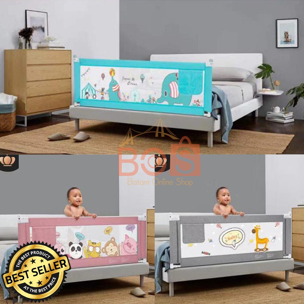 *NEW PRODUCT* PAGAR KASUR BAYI / BEDRAIL ANAK / PENGAMAN KASUR ANAK / PEMBATAS