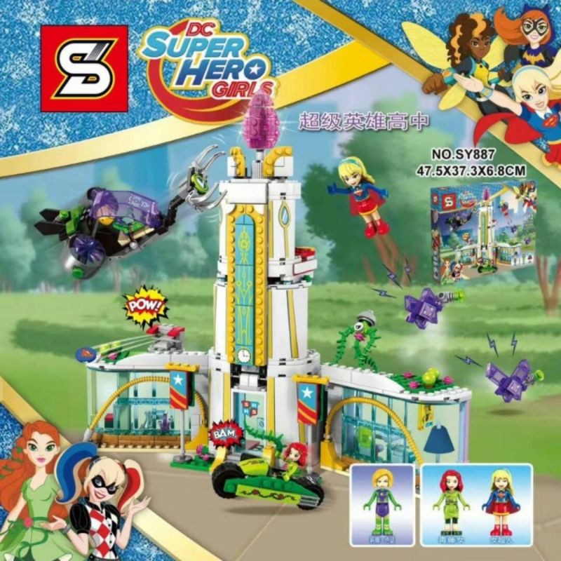 Lego Block Markas DC Super Hero Girl Justice League