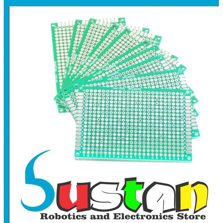 

Pcb Dot Matrix Lubang Double Layer Through Hole 5X7Cm Fr4 Protoboard Bust4N7 Diminati Banget
