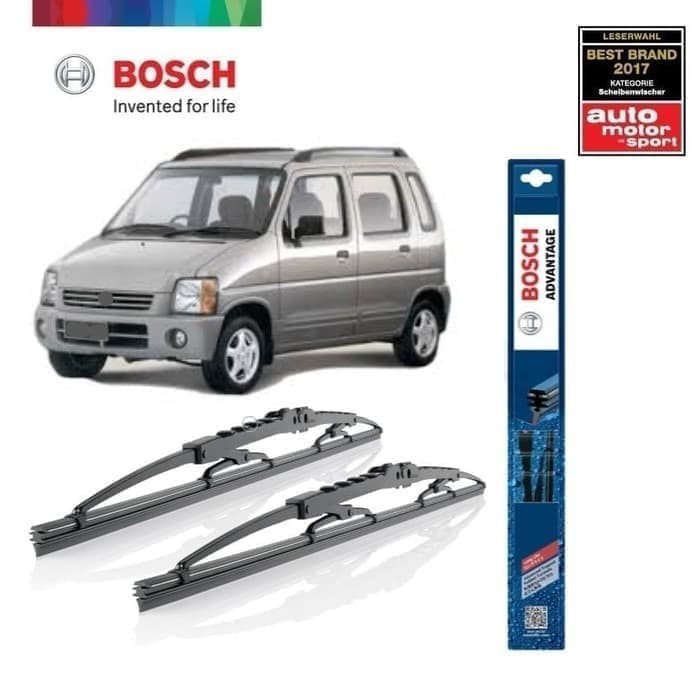 Wiper Blade Karimun BOSCH Sepasang Advantage 18-20&quot; ORIGINAL