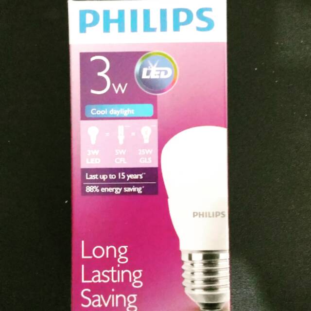 Lampu LED 3W PHILIPS Bergaransi