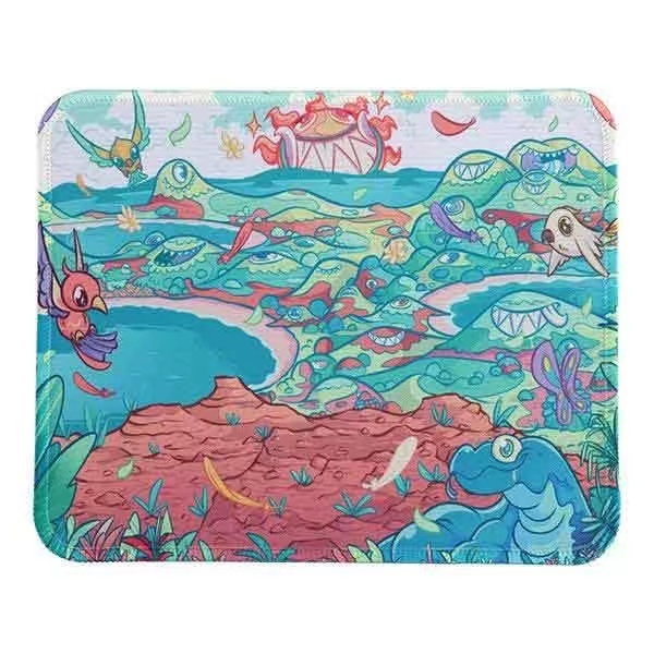 Mousepad ROBOT Alas Karet Anti Slip RP01 Safari Animal Edition Original