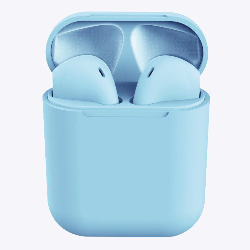 Inpods 12 TWS Wireless Earphone Bluetooth 5.0 Warna Macaron inPods12-Biru Muda