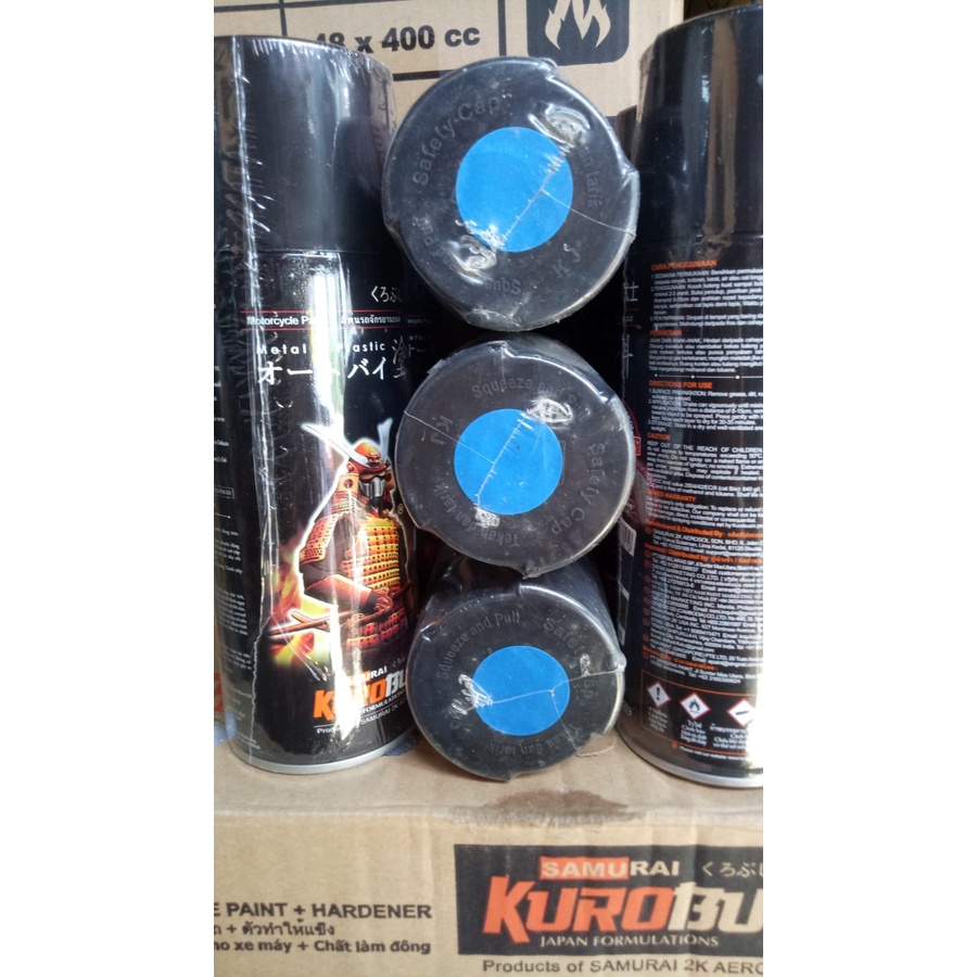 cat semprot samurai kurobushi pilok pilox samurai k939 lightning blue k939* 400ml