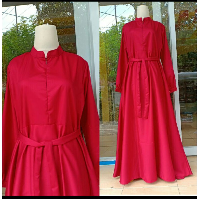 GAMIS TOYOBO POLOS MERAH CABE