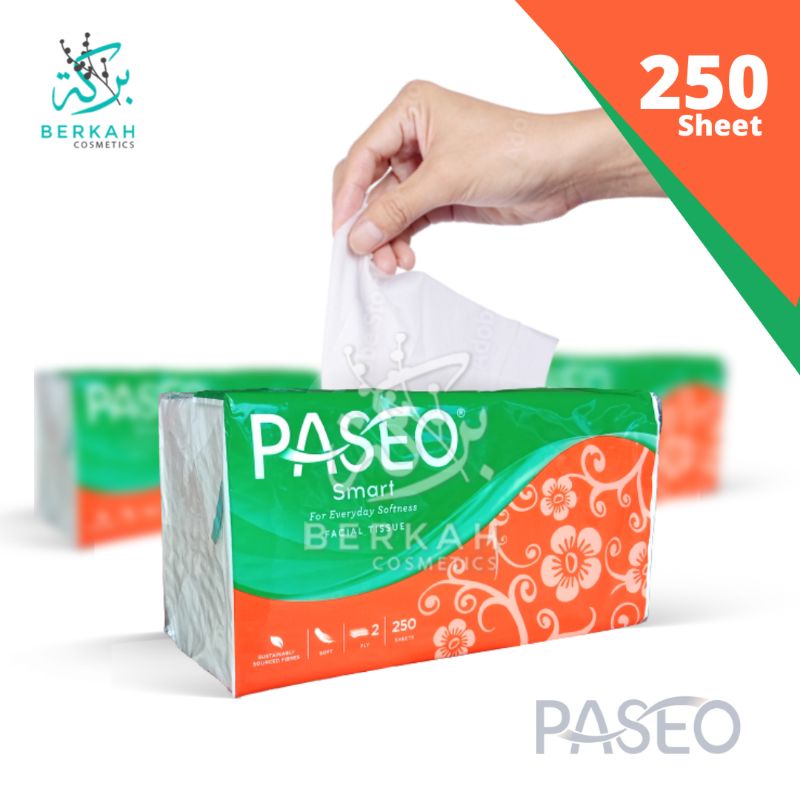 Paseo Smart Tisu Facial Tissue 250 sheets (2 ply)