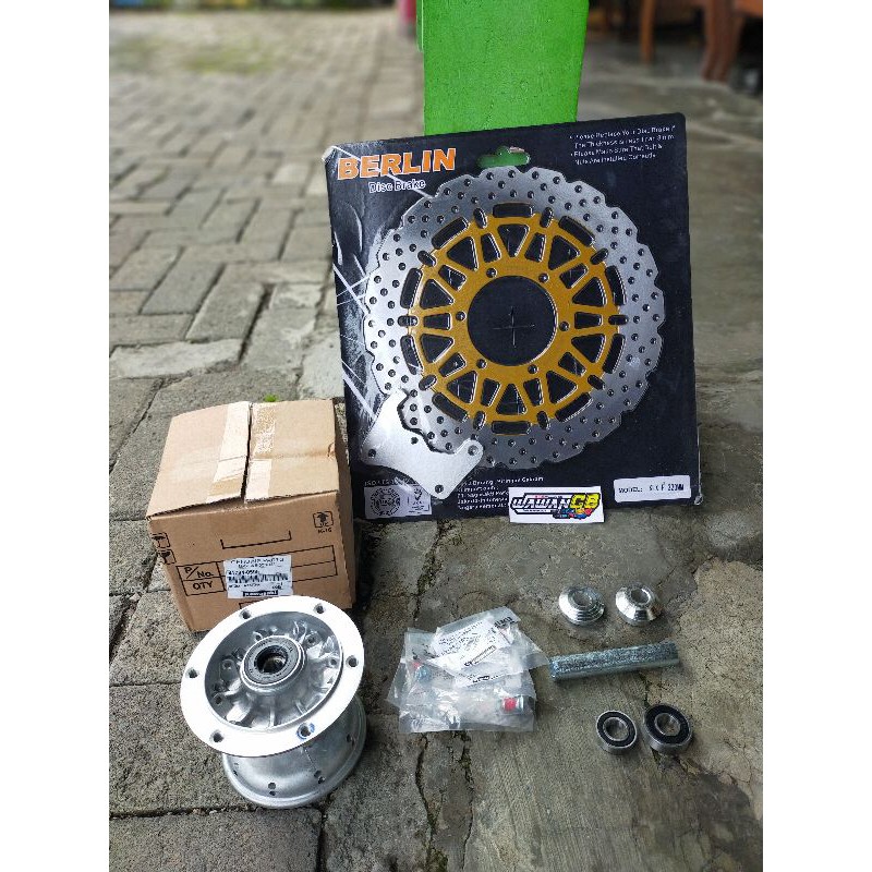 tromol depan klx dtracker set piringan Berlin PNP skok ninja
