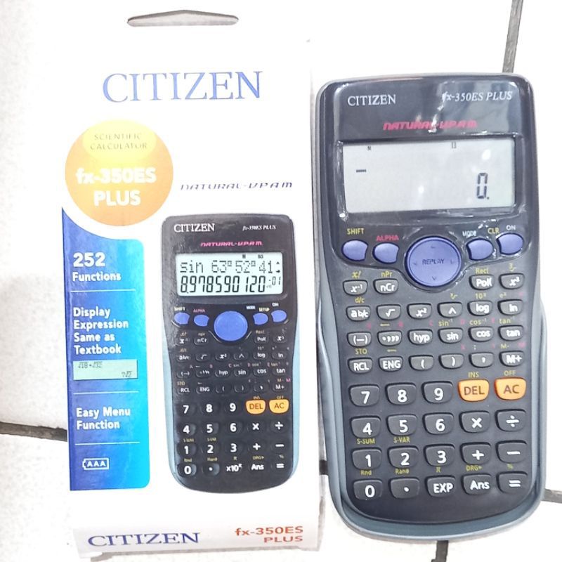 

0Kalkulator Ilmiah Citizen FX 350 Plus Calculator Scientific CT 350 PLUS Kalkulator Anak sekolahan