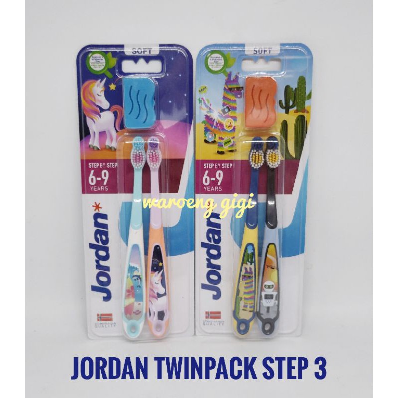 Sikat Gigi Anak Jordan Kids Toothbrush Step 123 1 2 3