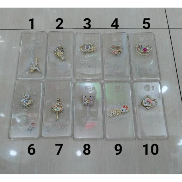 hardcase bening swarovski bling bling for samsung c9 pro