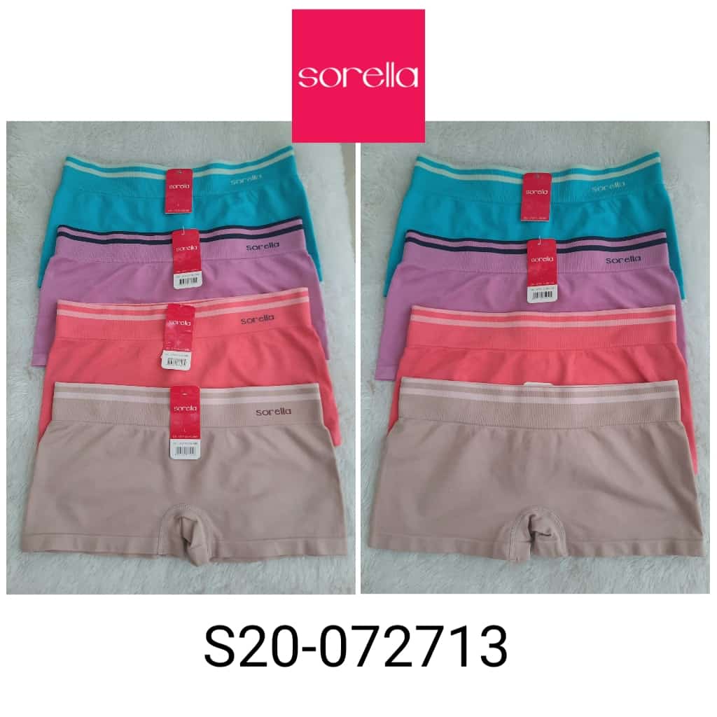 SORELLA PANTY BOXSHORT/ CELANA DALAM WANITA MODEL BOXER SIZE M dan L BAHAN NYLON S20-072713