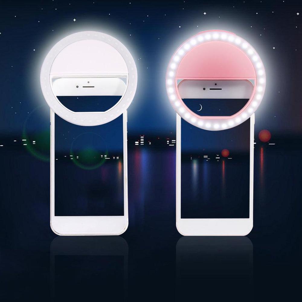 T&amp;Y Ring Selfie LED Lampu Selfie Bulat Untuk Kamera HP Mikro USB Ring Bulat