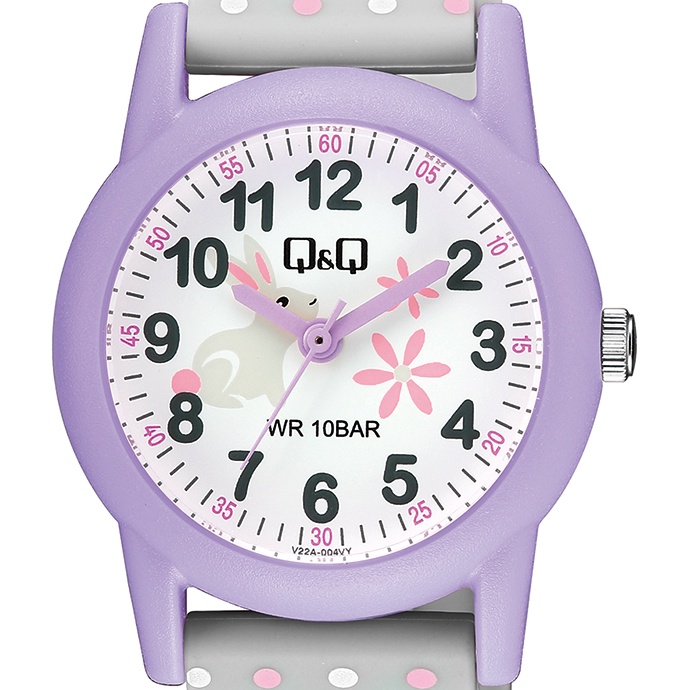 Q&amp;Q QnQ QQ Original Arloji Jam Tangan Anak Lucu Motif Analog - V22 V22A004 Tahan Air 10 BAR